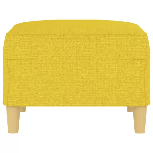  világossárga szövet lábzsámoly 70x55x41 cm