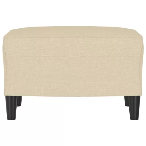  krémszínű szövet lábzsámoly 60 x 50 x 41 cm