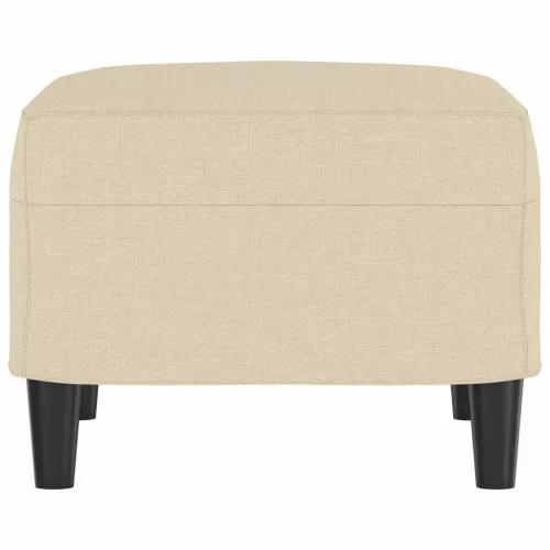  krémszínű szövet lábzsámoly 60 x 50 x 41 cm