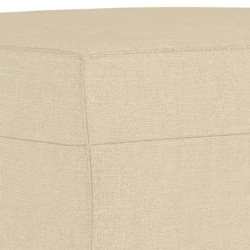  krémszínű szövet lábzsámoly 60 x 50 x 41 cm