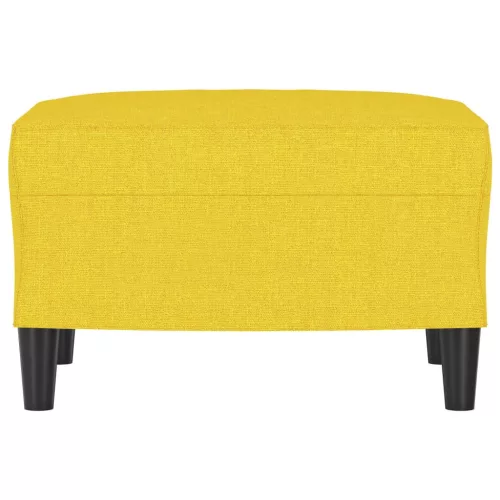  világossárga szövet lábzsámoly 60 x 50 x 41 cm