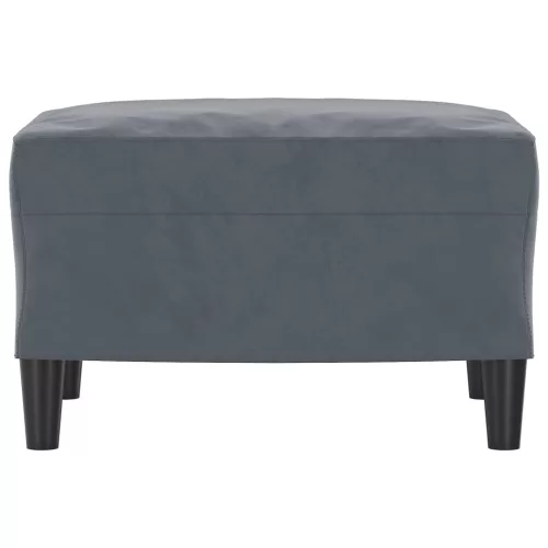  sötétszüke bársony lábzsámoly 60 x 50 x 41 cm