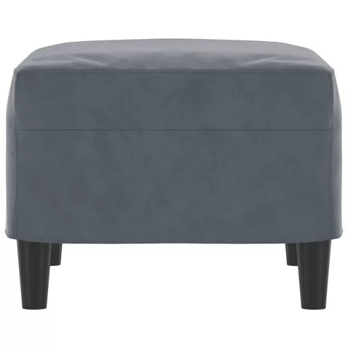  sötétszüke bársony lábzsámoly 60 x 50 x 41 cm