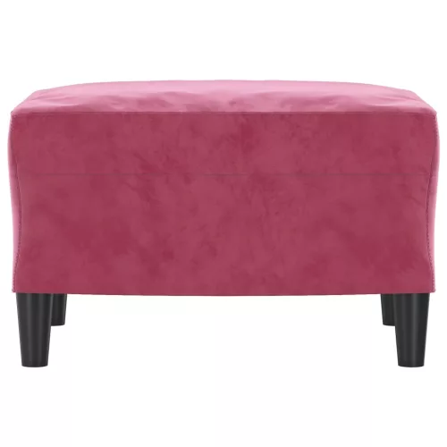  bordó bársony lábzsámoly 60 x 50 x 41 cm