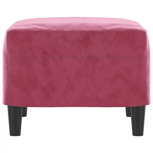  bordó bársony lábzsámoly 60 x 50 x 41 cm