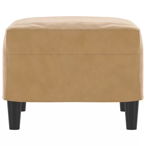  barna bársony lábzsámoly 60 x 50 x 41 cm