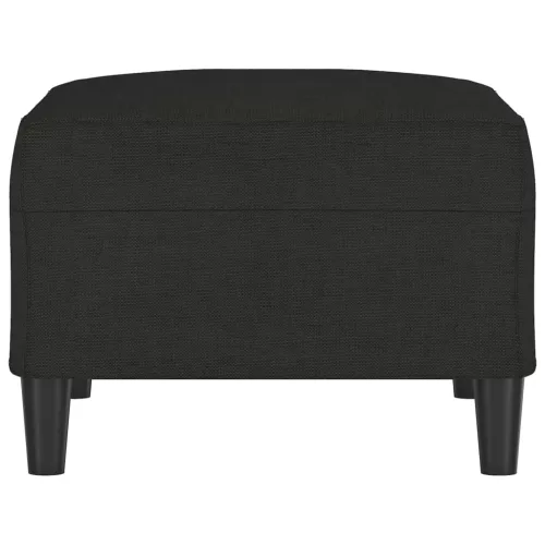  fekete szövet lábzsámoly 70x55x41 cm