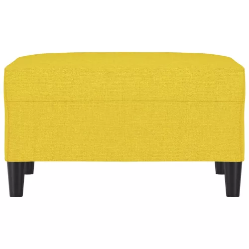  világossárga szövet lábzsámoly 70x55x41 cm