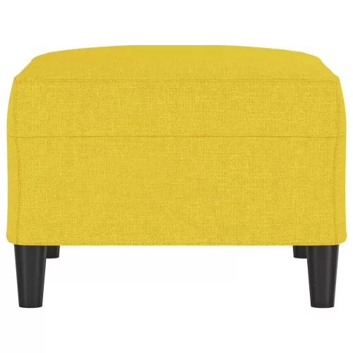  világossárga szövet lábzsámoly 70x55x41 cm