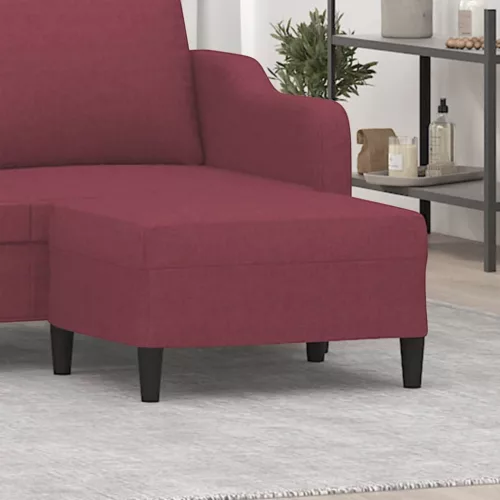  bordó szövet lábzsámoly 70x55x41 cm