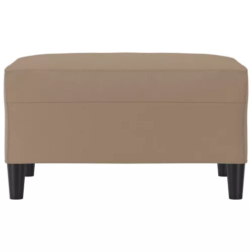  kávészínű műbőr lábzsámoly 70x55x41 cm