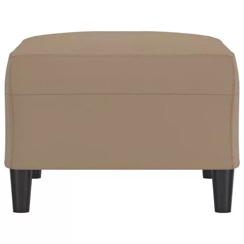  kávészínű műbőr lábzsámoly 70x55x41 cm