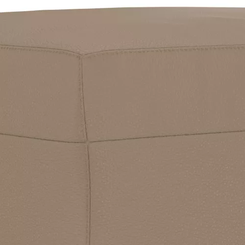  kávészínű műbőr lábzsámoly 70x55x41 cm