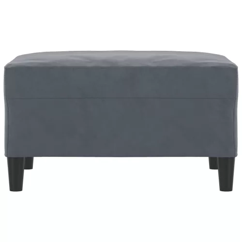  sötétszüke bársony lábzsámoly 70x55x41 cm