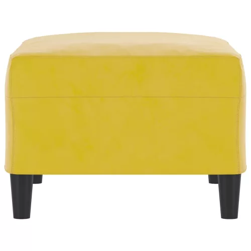  sárga bársony lábzsámoly 70x55x41 cm