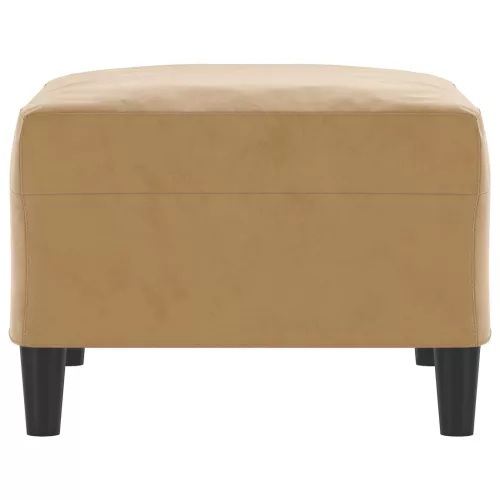  barna bársony lábzsámoly 70 x 55 x 41 cm