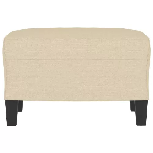  krémszínű szövet lábzsámoly 60 x 50 x 41 cm