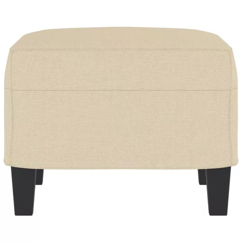  krémszínű szövet lábzsámoly 60 x 50 x 41 cm