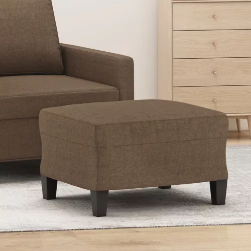  barna szövet lábzsámoly 60 x 50 x 41 cm