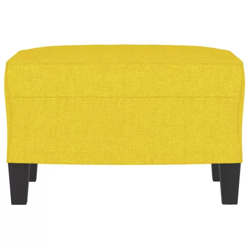  világossárga szövet lábzsámoly 60 x 50 x 41 cm