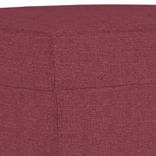  bordó szövet lábzsámoly 60 x 50 x 41 cm