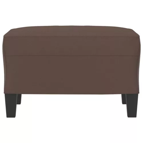  barna műbőr lábzsámoly 60 x 50 x 41 cm