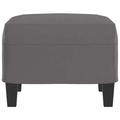  szürke műbőr lábzsámoly 60 x 50 x 41 cm