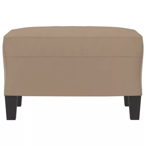  kávészínű műbőr lábzsámoly 60 x 50 x 41 cm