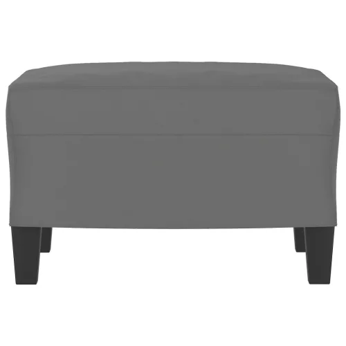  sötétszürke mikroszálas szövet lábzsámoly 60 x 50 x 41 cm