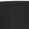  fekete mikroszálas szövet lábzsámoly 60 x 50 x 41 cm