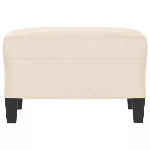  bézs mikroszálas szövet lábzsámoly 60 x 50 x 41 cm