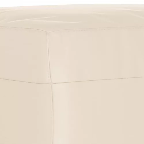  bézs mikroszálas szövet lábzsámoly 60 x 50 x 41 cm