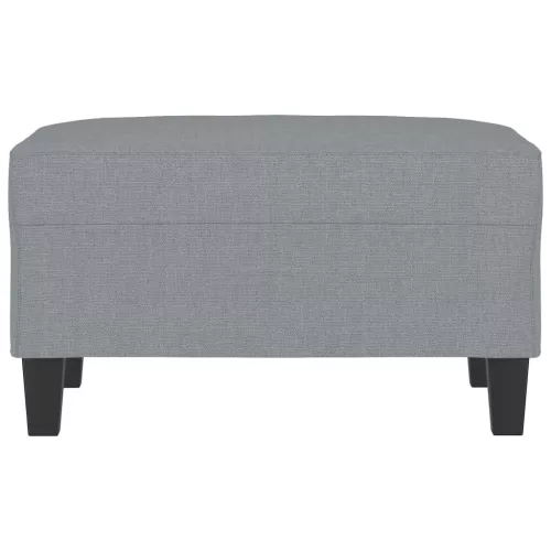  világosszürke szövet lábzsámoly 70x55x41 cm