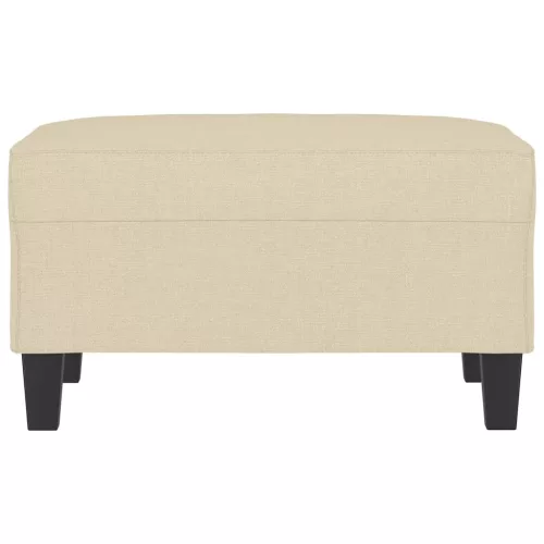  krémszínű szövet lábzsámoly 70x55x41 cm