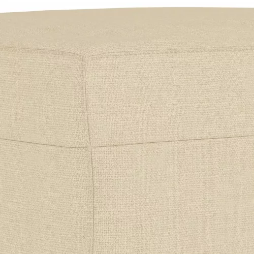  krémszínű szövet lábzsámoly 70x55x41 cm