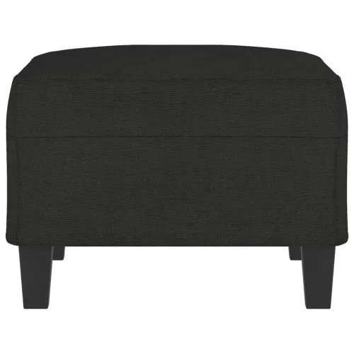  fekete szövet lábzsámoly 70x55x41 cm