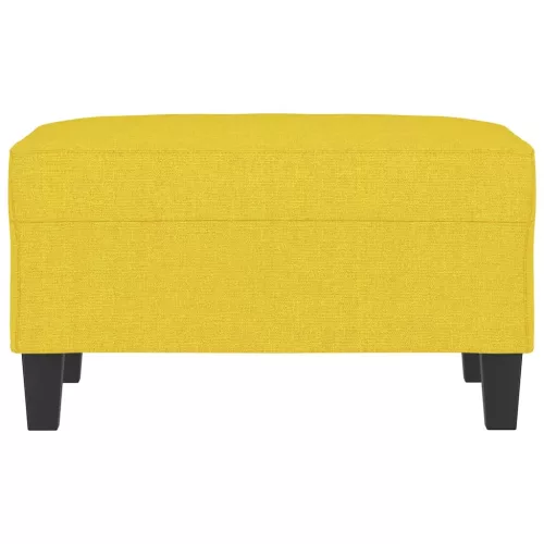  világossárga szövet lábzsámoly 70x55x41 cm