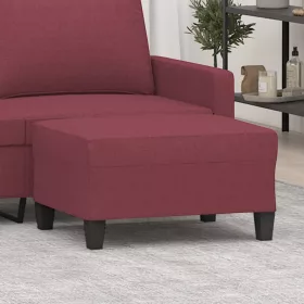  bordó szövet lábzsámoly 70x55x41 cm