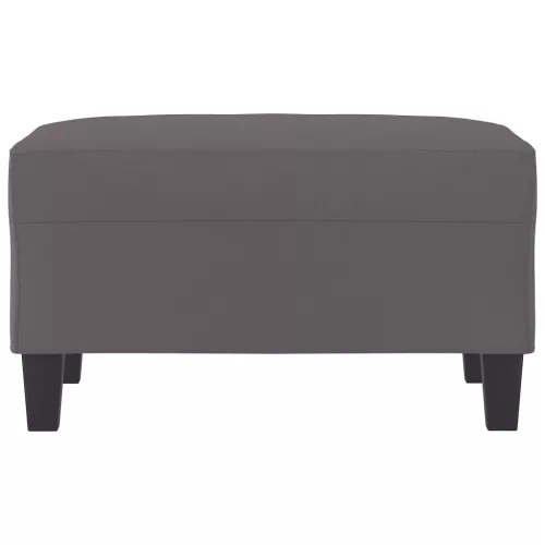  szürke műbőr lábzsámoly 70x55x41 cm