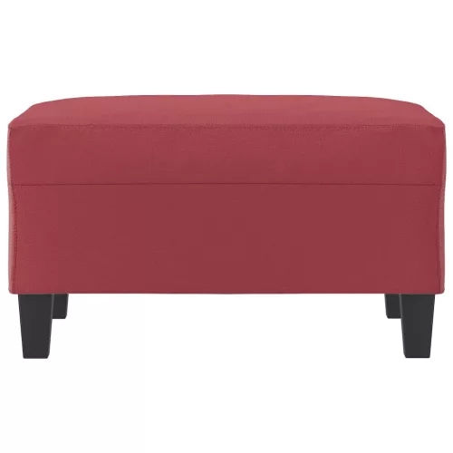  bordó műbőr lábzsámoly 70x55x41 cm