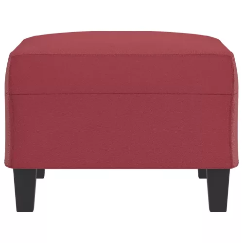  bordó műbőr lábzsámoly 70x55x41 cm