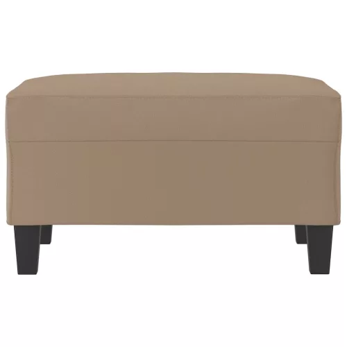  kávészínű műbőr lábzsámoly 70x55x41 cm