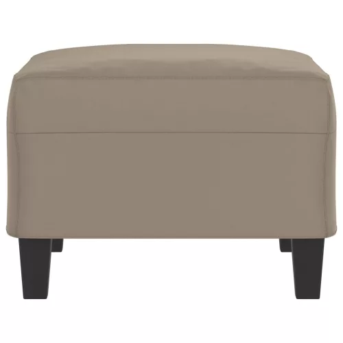  tópszínű mikroszálas szövet lábzsámoly 70 x 55 x 41 cm