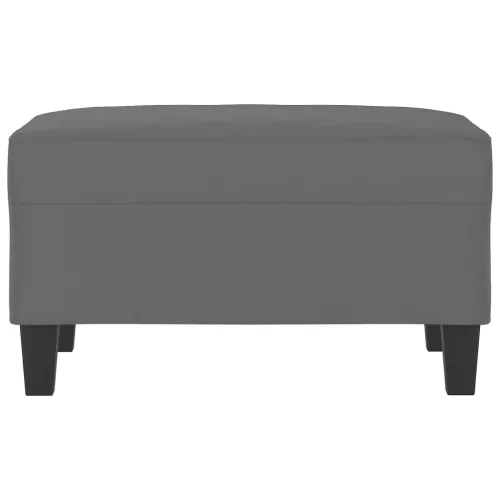  sötétszürke mikroszálas szövet lábzsámoly 70 x 55 x 41 cm