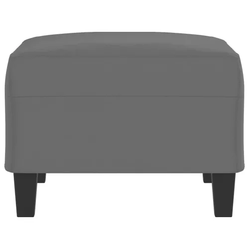  sötétszürke mikroszálas szövet lábzsámoly 70 x 55 x 41 cm