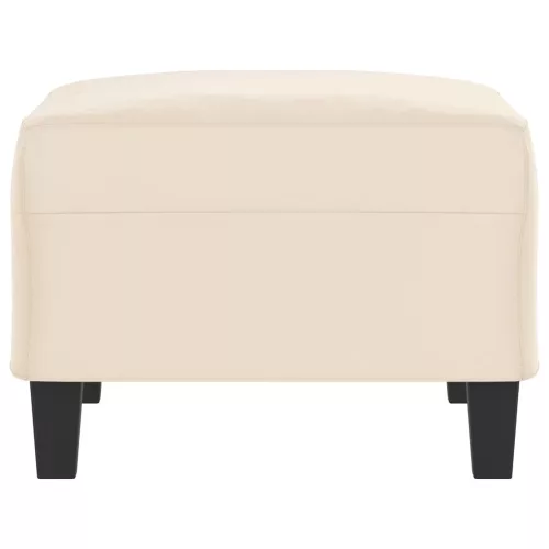  bézs mikroszálas szövet lábzsámoly 70 x 55 x 41 cm