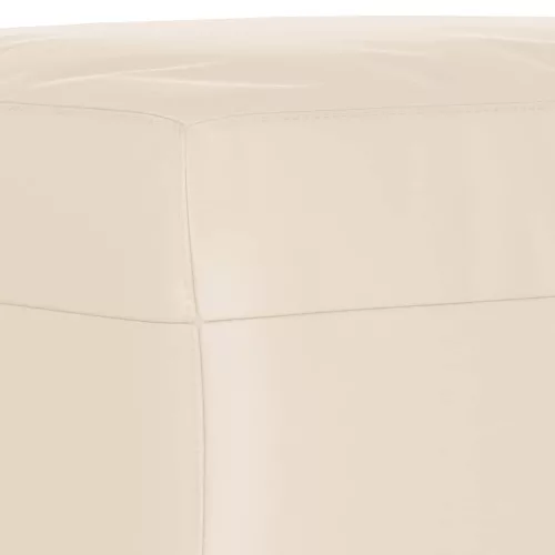  bézs mikroszálas szövet lábzsámoly 70 x 55 x 41 cm