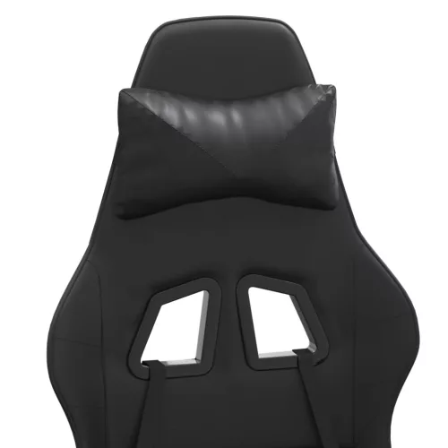  fekete műbőr forgó játékszék