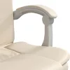  krémszínű műbőr dönthető irodaszék