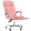  rózsaszín műbőr dönthető irodaszék